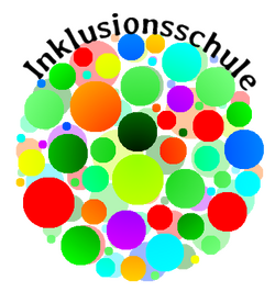 Phantasievolle Grafik für Inklusionsschule